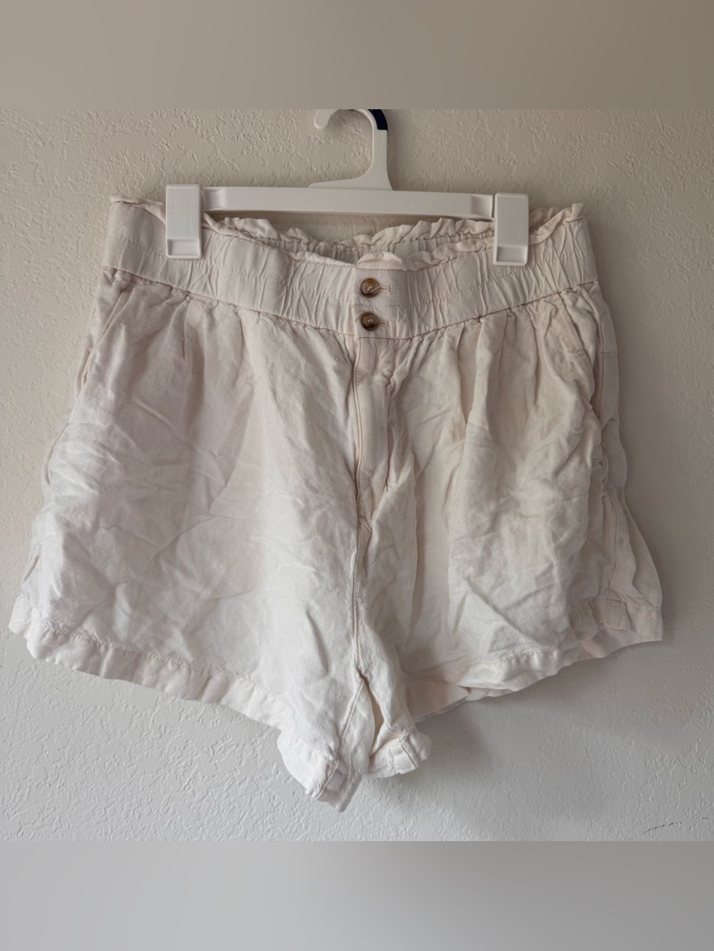 Madewell White Shorts Size L